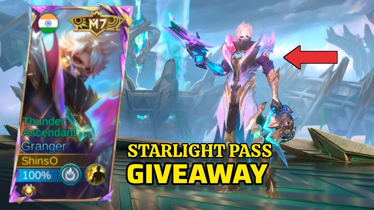 Granger M7 Skin ! 2 Starlight pass giveaway 🔥 First Match with the Skin ( Unexpected ending ) 😉