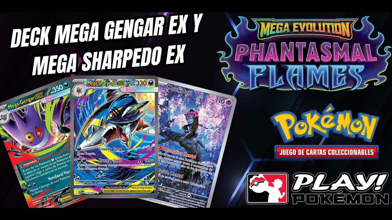 ¡Mega Sharpedo EX y Mega Gengar juntos hacen TRAMPAS!
