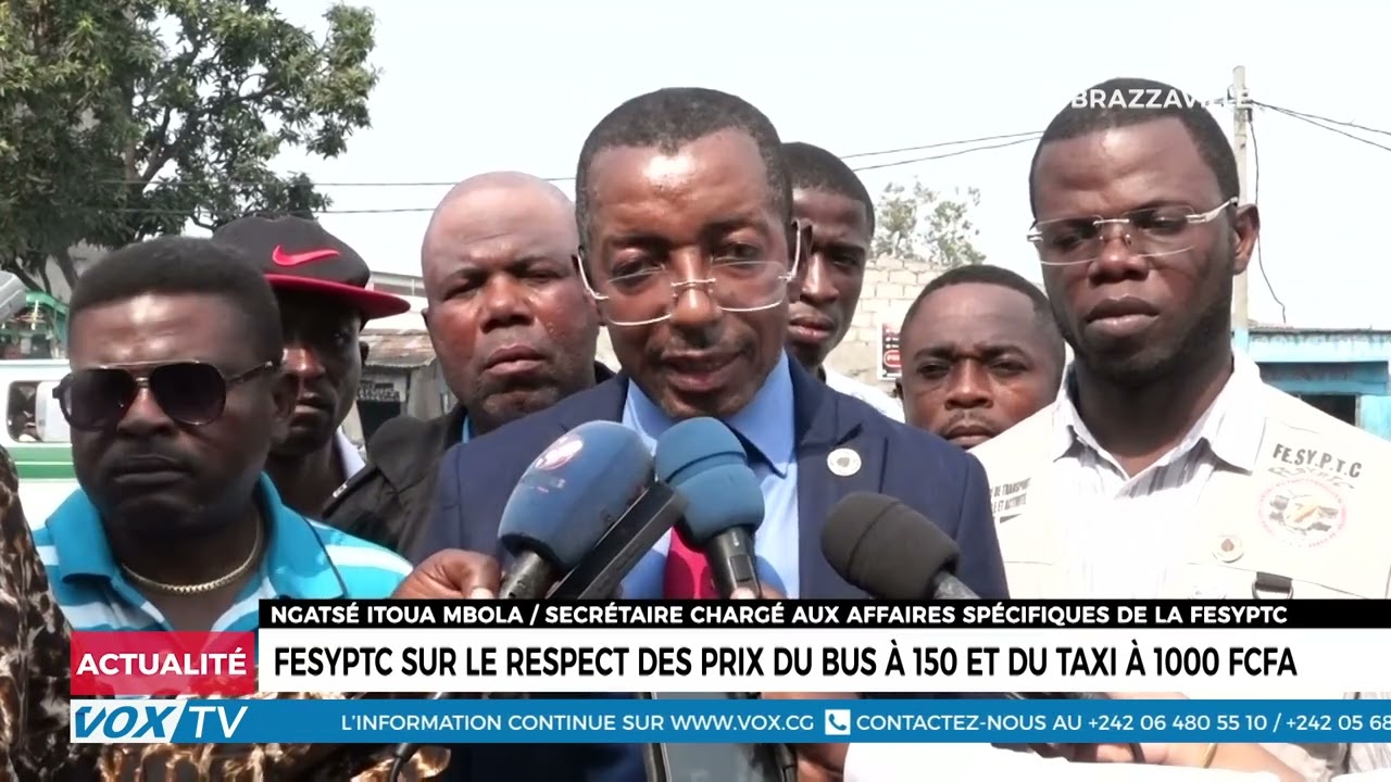 FESYPTC sur le respect des prix du bus à 150 et du taxi à 1000 FCFA