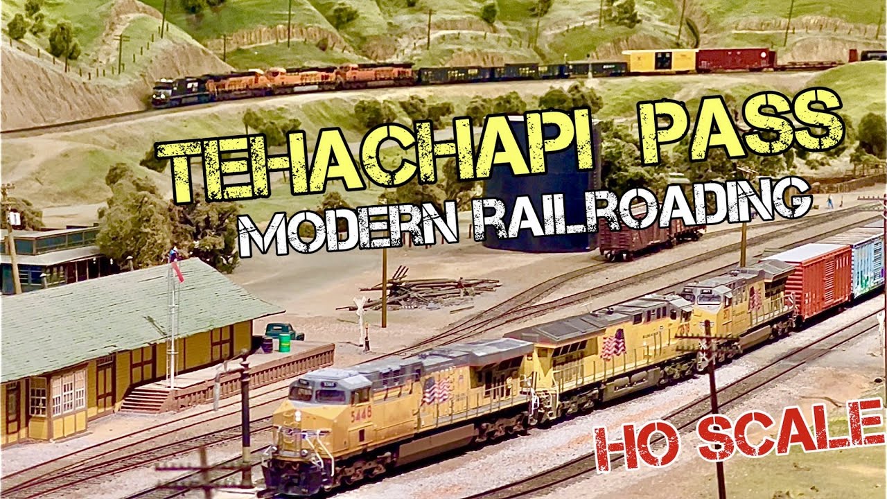 Mountain Railroading over Tehachapi Pass in HO Scale