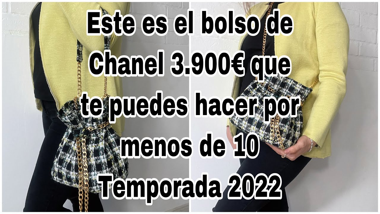 DIY Como hacer un bolso de tela facil / Inspiración CHANEL primavera verano 2022