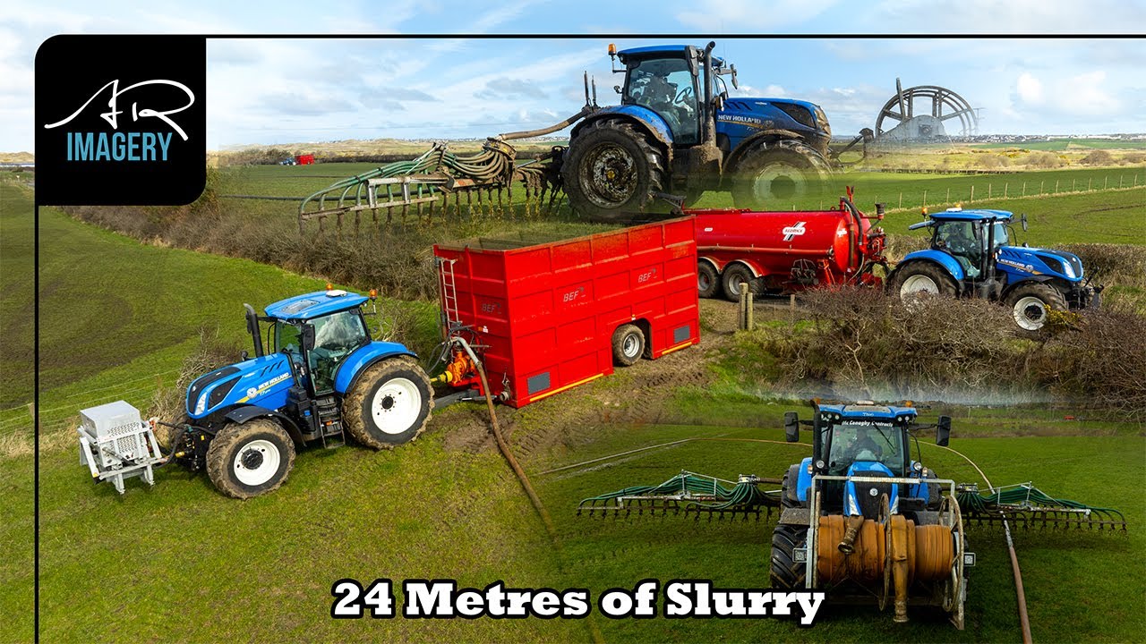 24 Metres of Slurry Action | All go with McConaghy Contracts at Slurry