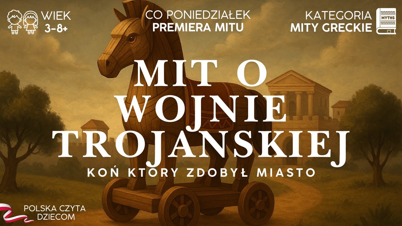 Mit o Wojnie Trojańskiej | Bajka dla dzieci 3-8 lat | Polskie Bajki dla Maluchów