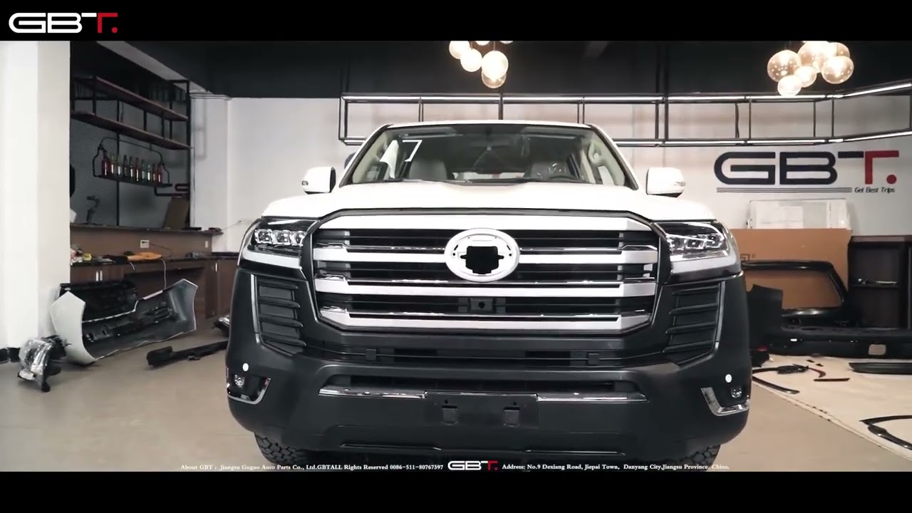 Installation Display--GBT Upgrade Bodykit For Toyota Land Cruiser 300 LC200 To LC300 Model
