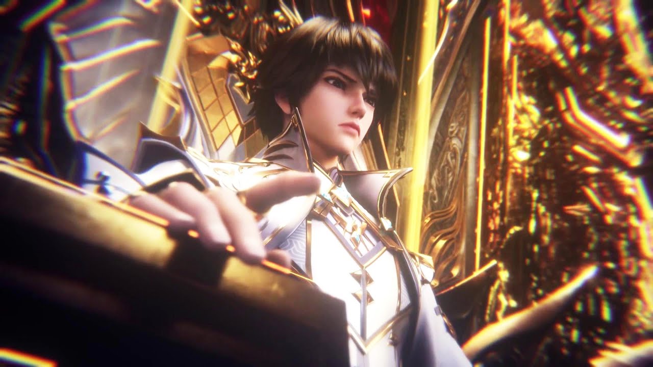 🌙龙皓晨收服光元素灵炉！初登神印王座投影！一根手指碾压魔神！【神印王座】