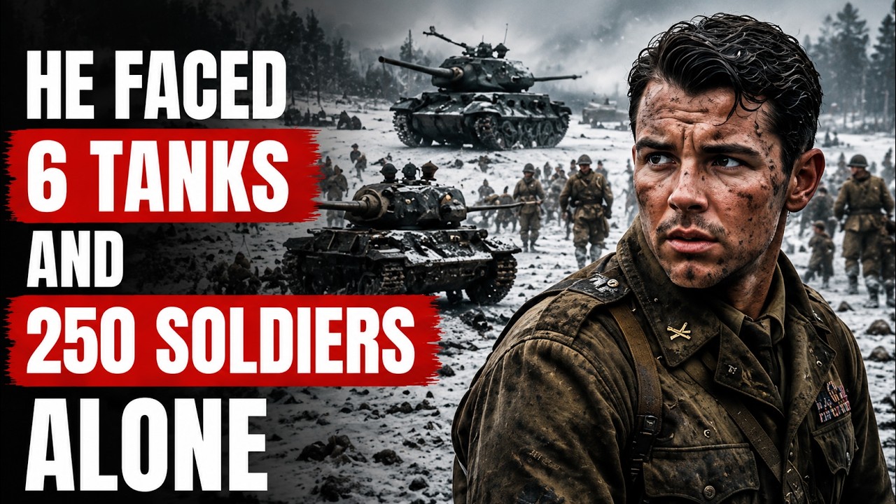 How Audie Murphy Stopped 6 German Tanks and 250 Soldiers Alone