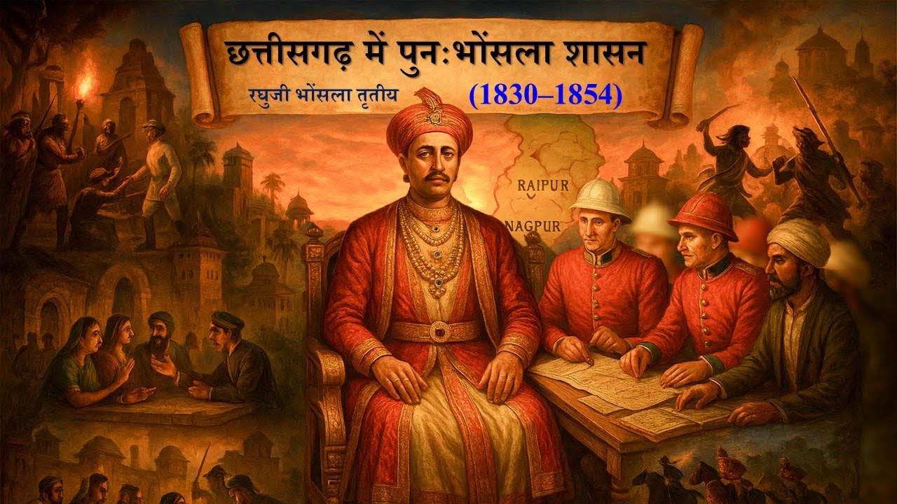 CGMoH Maratha 7 | छत्तीसगढ़ में पुनः भोंसला शासन (छतीसगढ़ आधुनिक इतिहास) CG Modern History