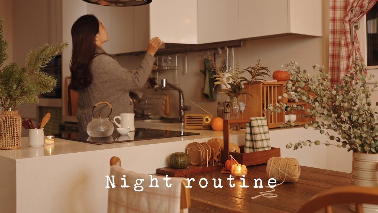 НОЧНОЙ РЕЖИМ 🌙 ㅣ Вечерний распорядок обычной корейской семьи ㅣ Уборка на кухне и уход за собой