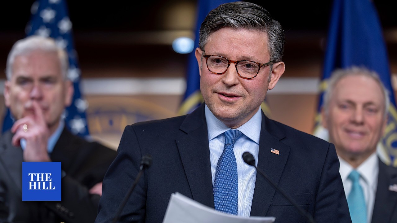 Выступающий Майк Джонсон о финансировании Министерства внутренней безопасности США