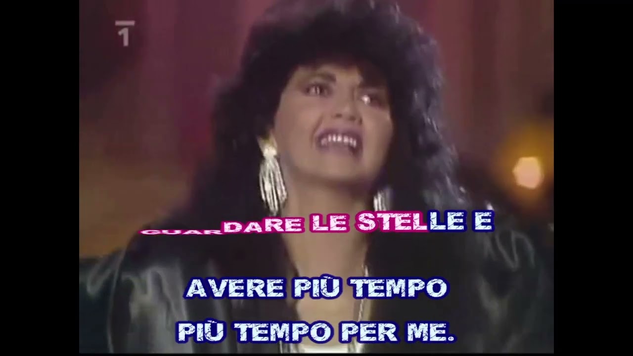 FIORDALISO   NON VOGLIO MICA LA LUNA 1984 KARAOKE
