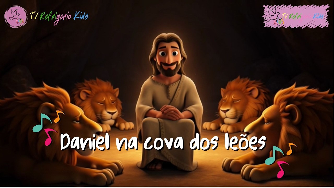 🎵 Daniel na Cova dos Leões – Deus Fecha a Boca dos Leões