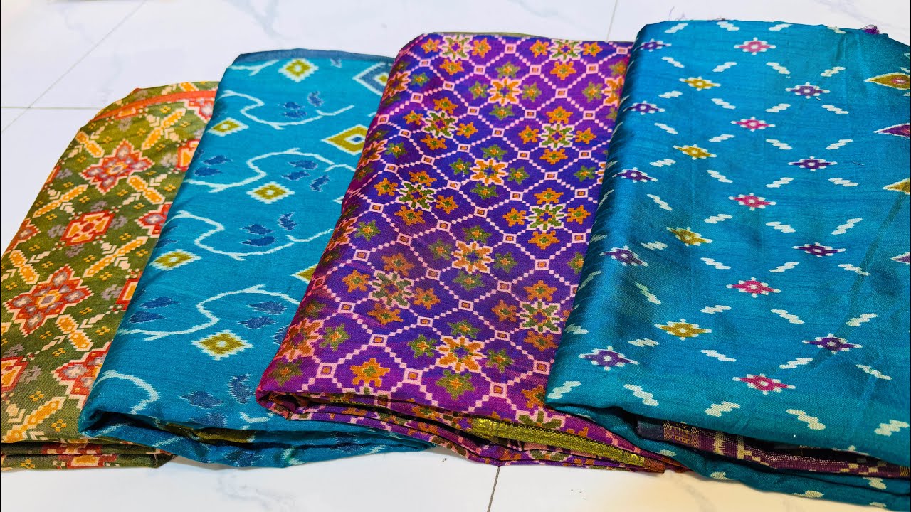 Traditional Ikkat Saree New Designs 2026 ইক্কাত শাড়ি Silk Saree / Panchampalli Saree Latest Designs