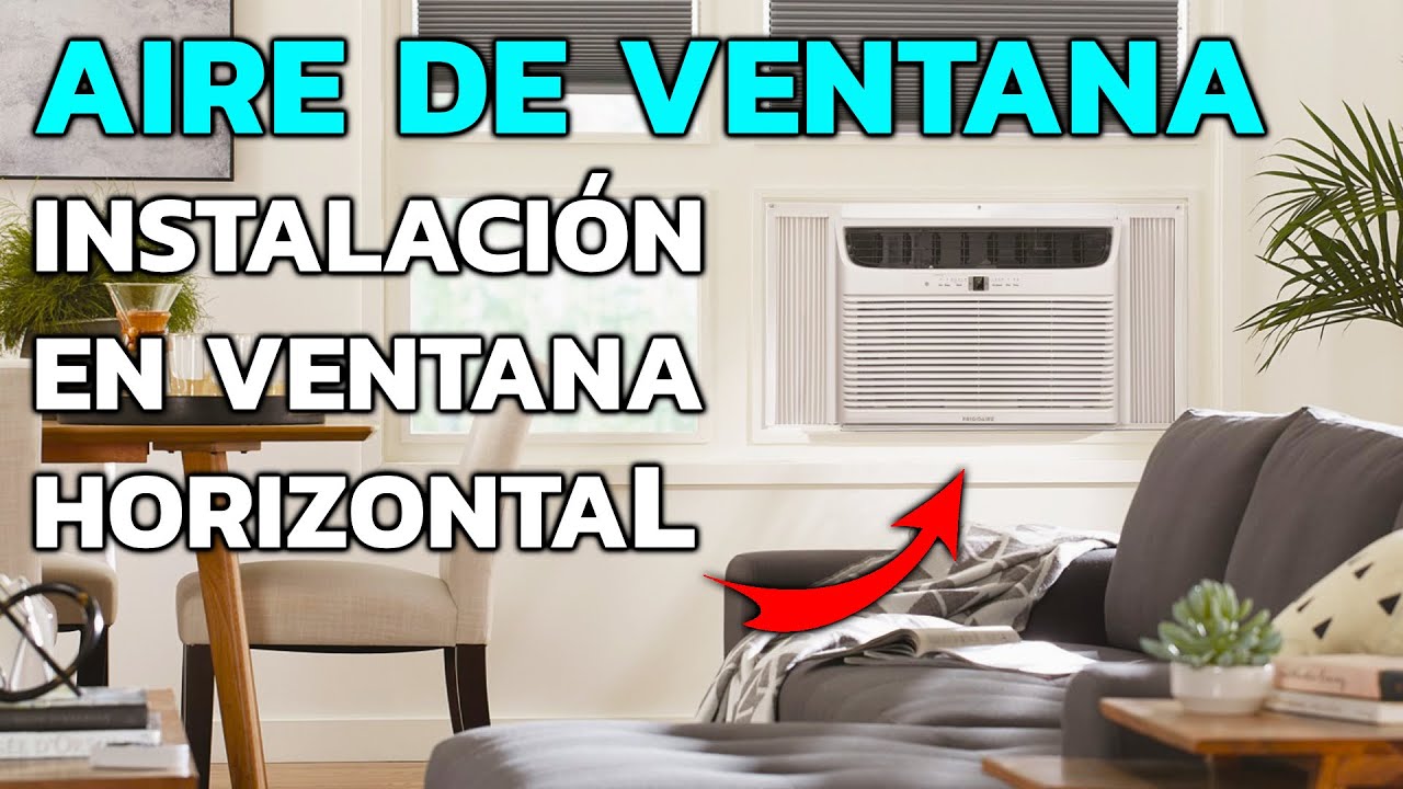 Cómo instalar un aire acondicionado de ventana en una ventana de corredera horizontal