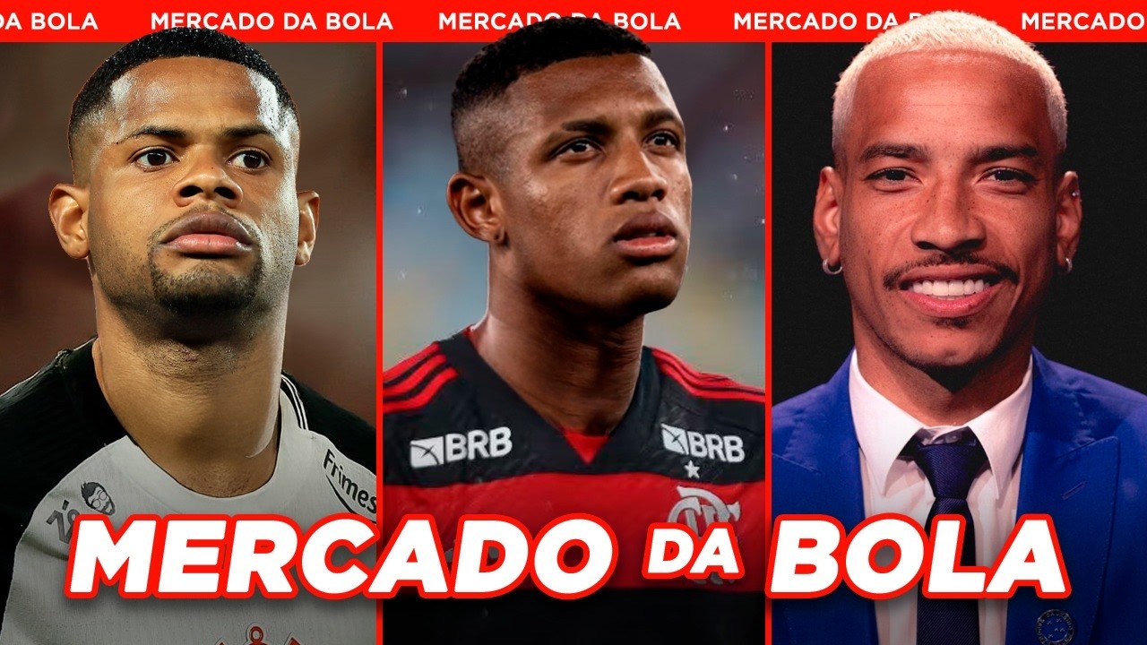 FLAMENGO QUER CONTRATAR DANILO│CORINTHIANS NEGOCIA COM JÚNIOR SANTOS e+ - Mercado da Bola 2026