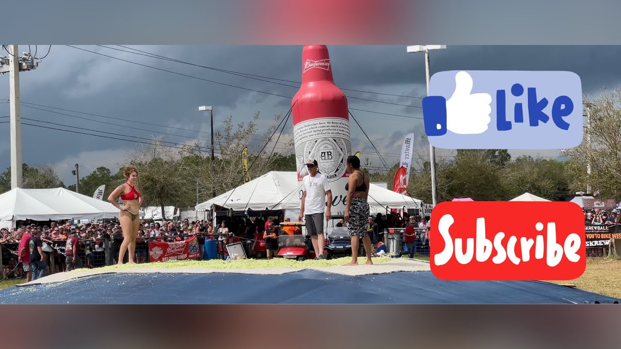 Daytona bikeweek 2022 (cabbage patch, coleslaw wrestling) #cabbagepatch #bikeweek2022 #daytona