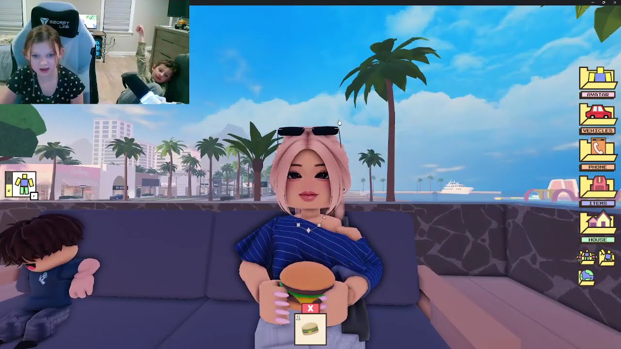 I SURPRISE MY KIDS WITH LUNCH AT THEIR FAVORITE RESTAURANT ON BERRY AVENUE | FAMILY ROLEPLAY *ROBLOX