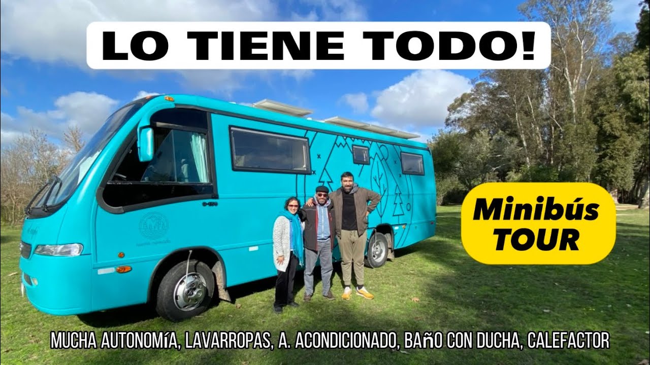 🤩un MOTORHOME de LUJO🏆, que tienes QUE VER!. Con sus MANOS creó una hermosa casa en un MINIBÚS.