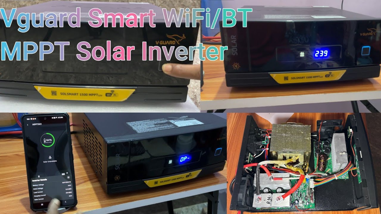 Unboxing the VGuard Solsmart 1500 MPPT: What's Inside?? A Full Teardown Review #electrical #testing