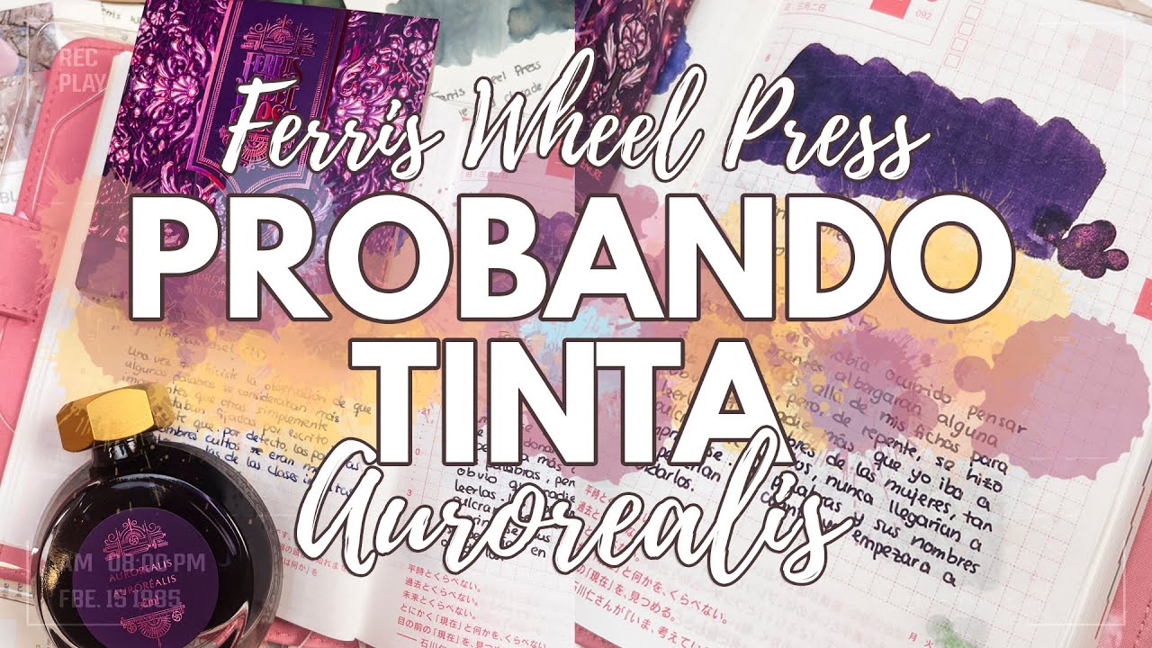 Una tinta INFRAVALORADA: AUROREALIS de Ferris Wheel Press ¡Si es preciosa!