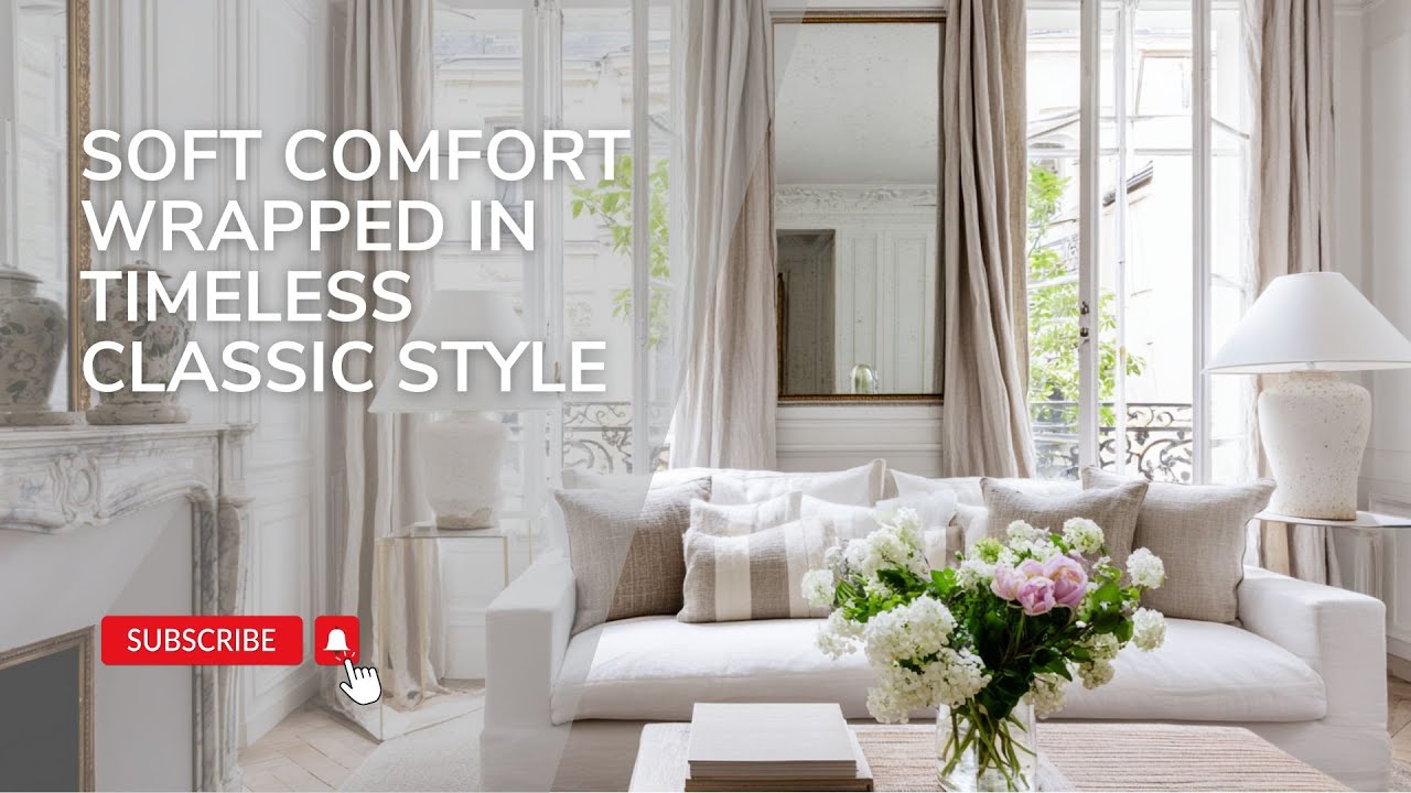 Parisian Elegance for Small Homes: Discover Soft Comfort Wrapped in Timeless Classic Style