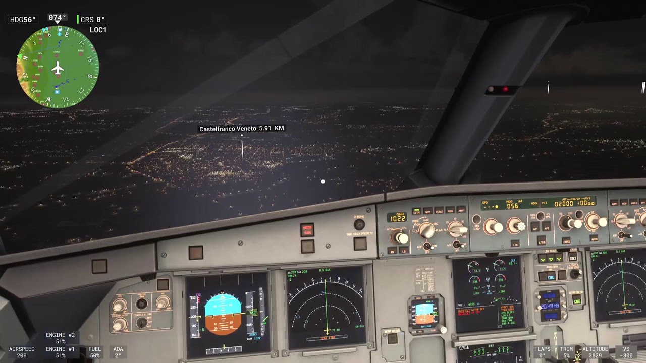 Volo A 320neo orio/venezia