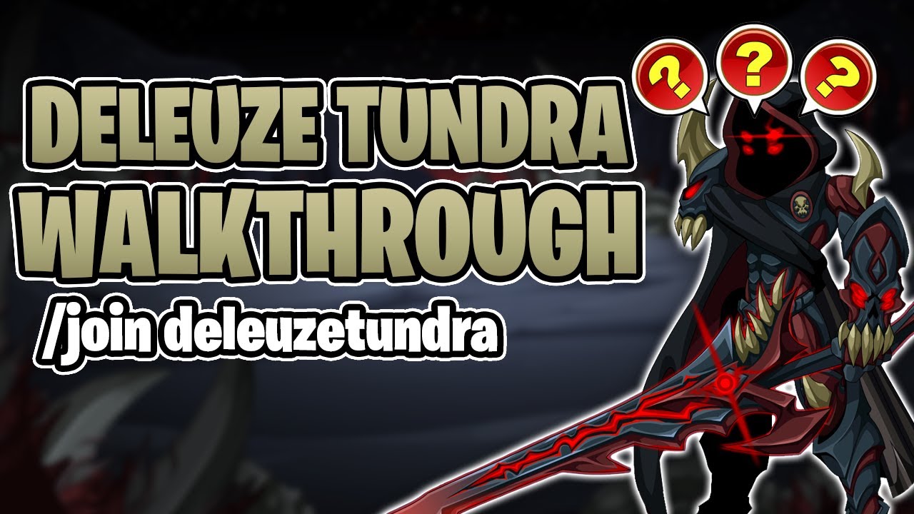 Deleuze Tundra Quest Walkthrough /join deleuzetundra - AQW