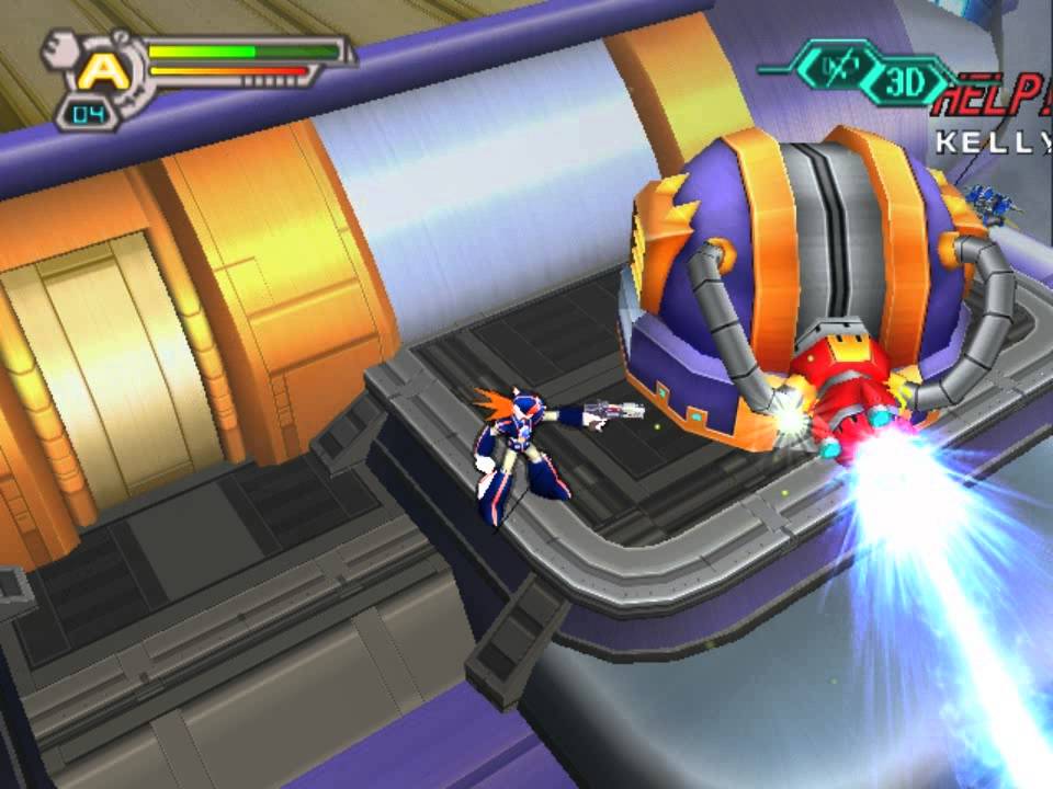 Играем в MegamanX7 #6 (Wind Crowrang)