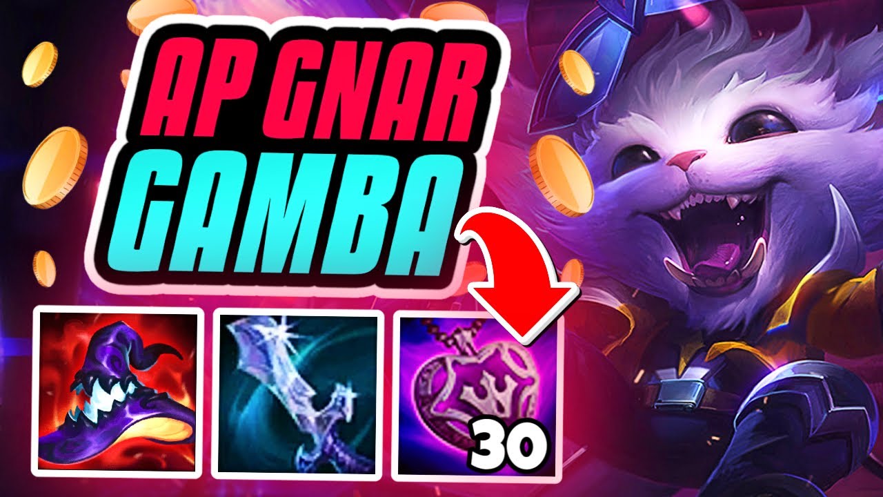 GAMBA AP GNAR IN ARENA!!! Season 14 Gnar Arena Gameplay (League of Legends)