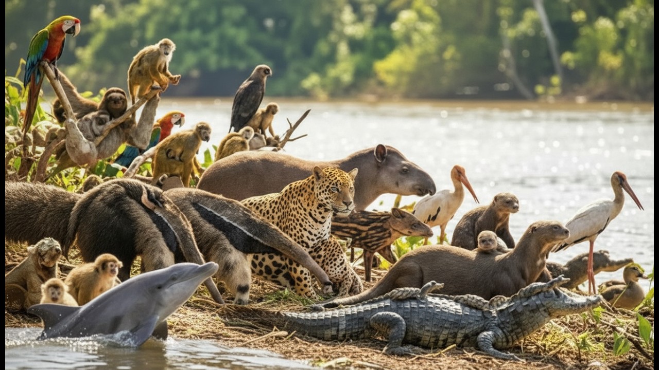 Wo Jaguare regieren: A Cinematic Journey through the Deep Wild #tiere #Natur #entspannend #wildtiere