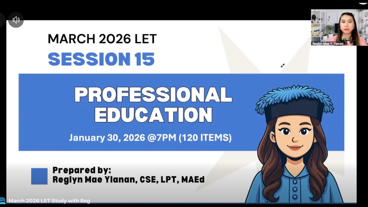 MARCH 2026 LET SESSION 15