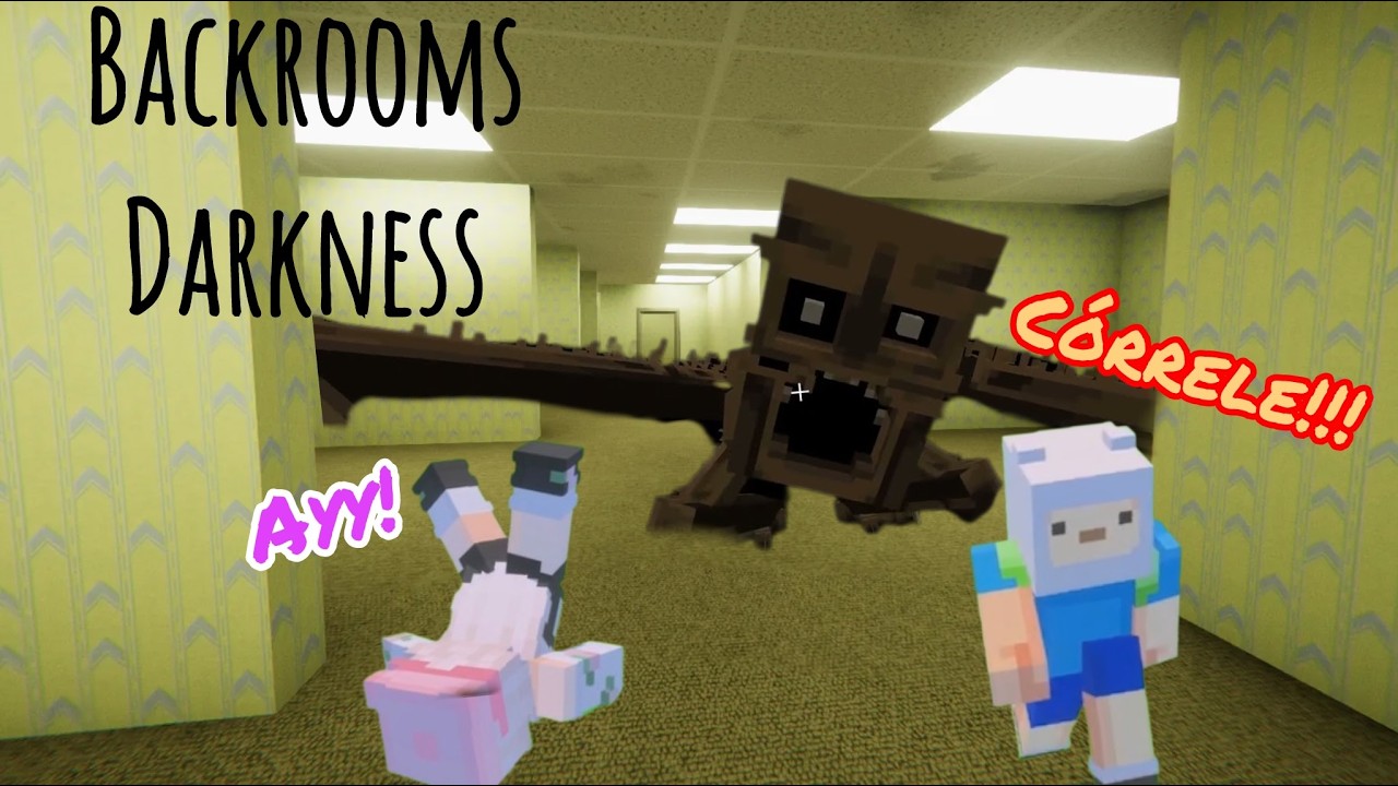 ¡NO PUEDO CREER QUE CAYÓ 3 VECES! Backrooms Darkness en Minecraft Parte 1