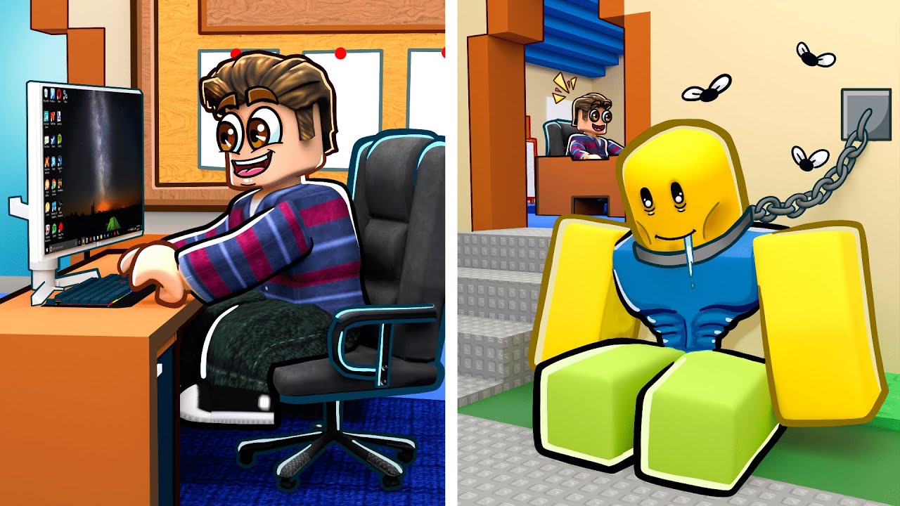 ROBLOX ВЫРАЩИВАЕТ НУБОВА