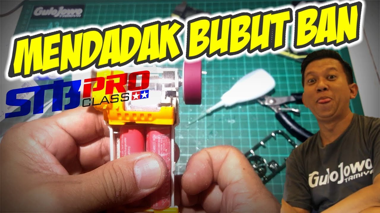 MENDADAK BUBUT BAN TAMIYA Stb Pro pakai alat seadanya