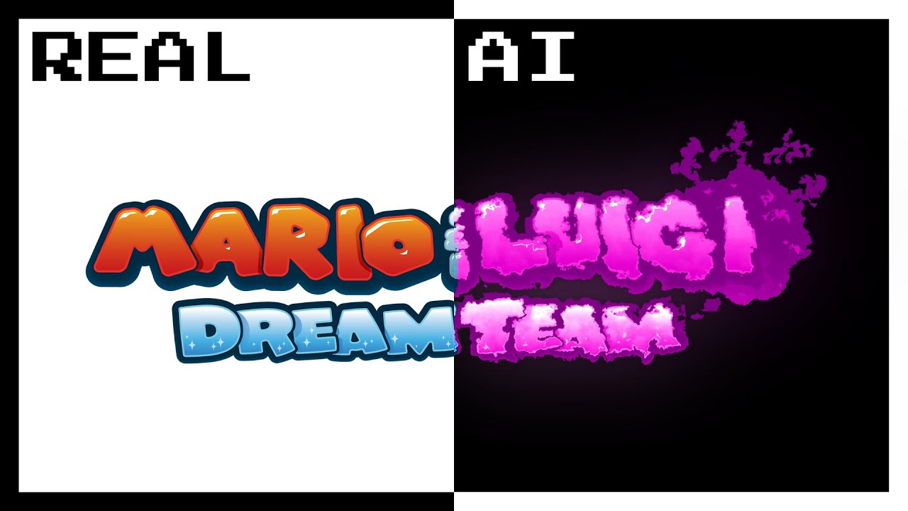 Mario & Luigi Dream Team - Sacred Somnom Woods, but it's continued by AI