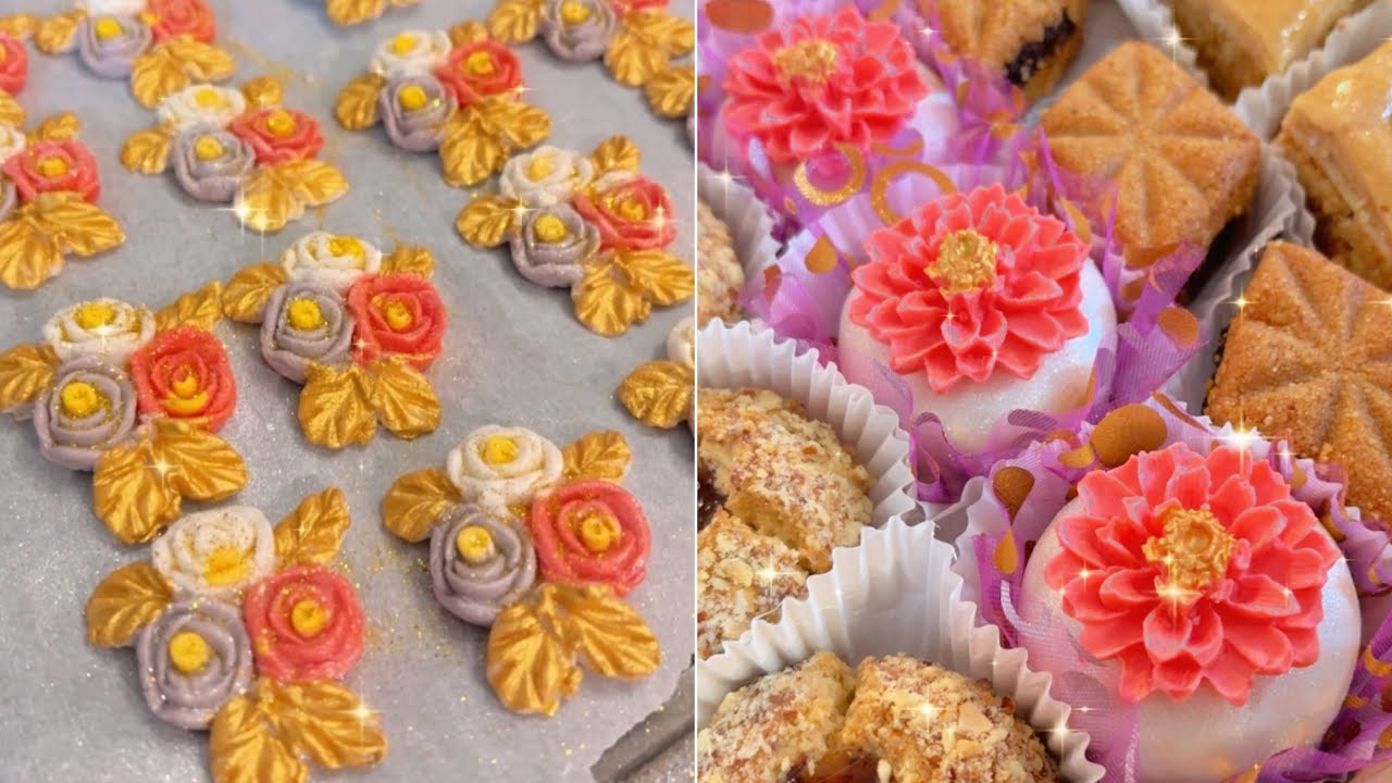 🇩🇿Façonnage des fleurs sans gum past et sans Tylose تشكيل ورود تزيين بدون قوم باست و لا تيلوز
