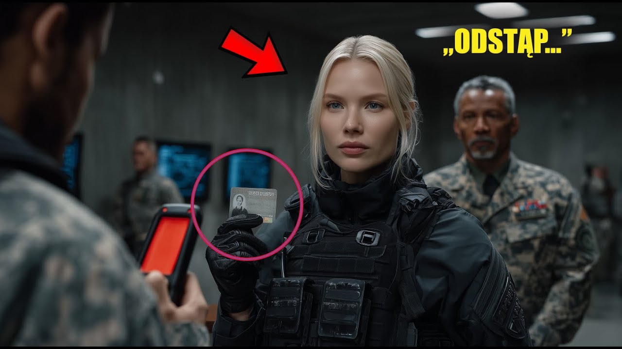 Ochrona zeskanowała jej dowód dwa razy — generał szepnął „Zostawcie ją, to Cień Rozpoznania