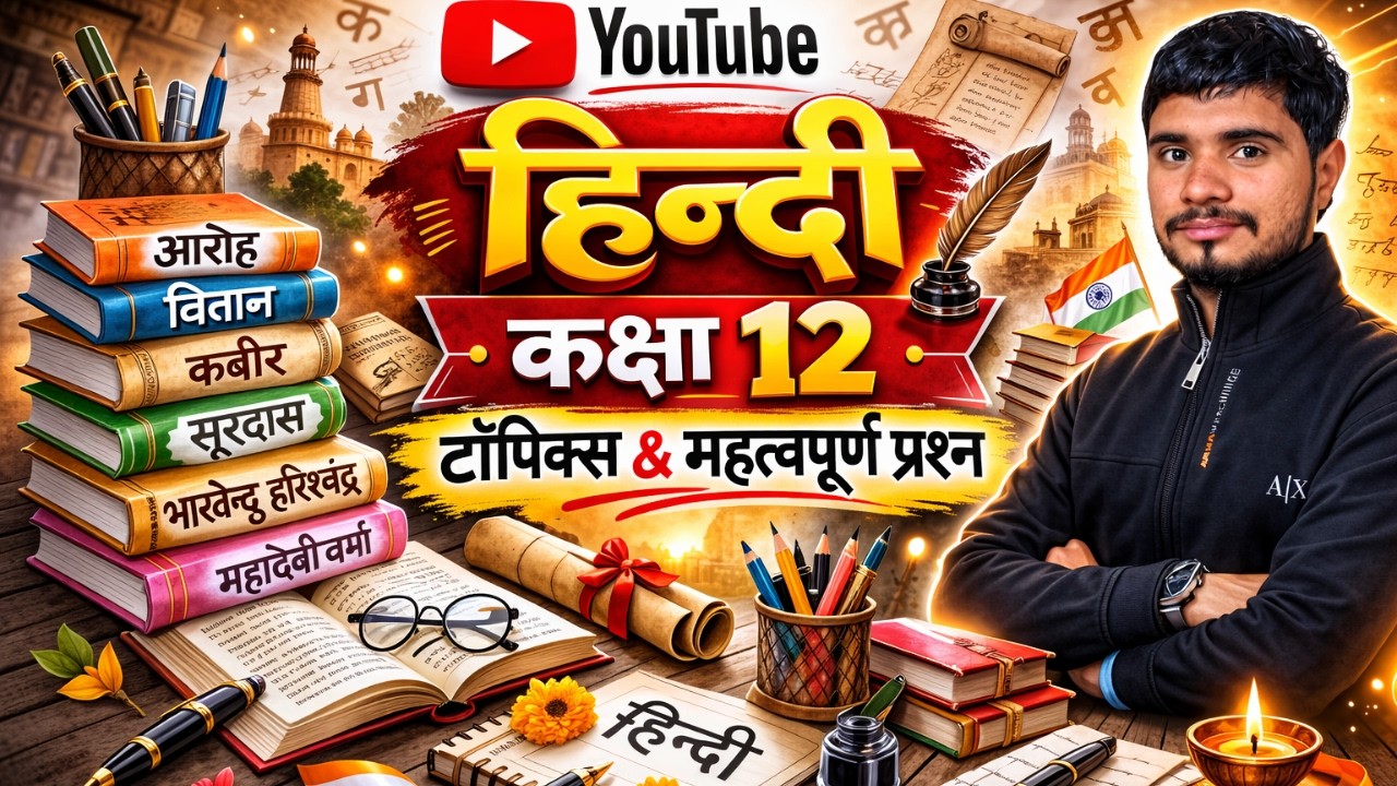 Class 12 Hindi | सम्पूर्ण पाठ्यक्रम 🔥 | Topics + Notes + Important Questions | Board Exam 2026