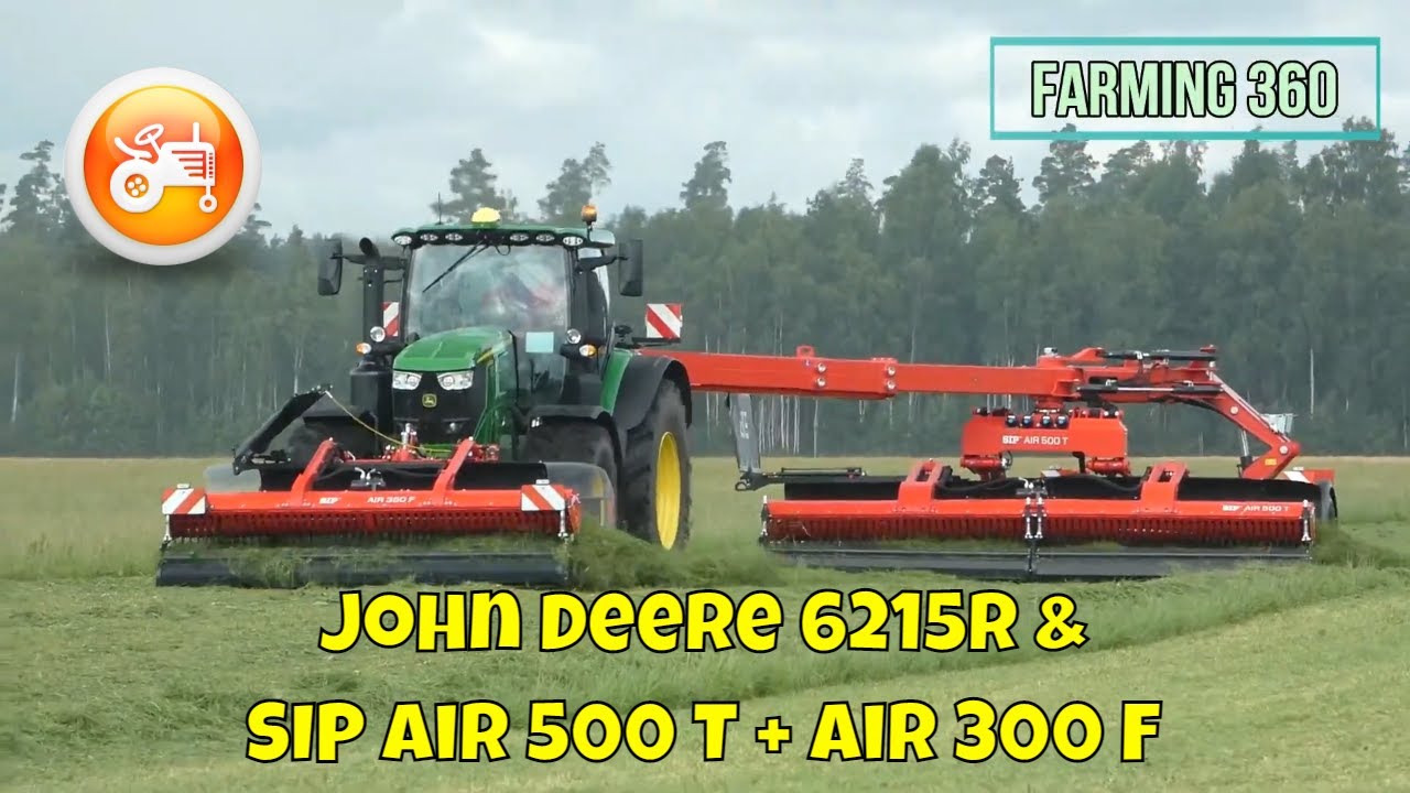 John Deere Demonstrations | John Deere 6215R & SIP Air 500 T + Air 300 F