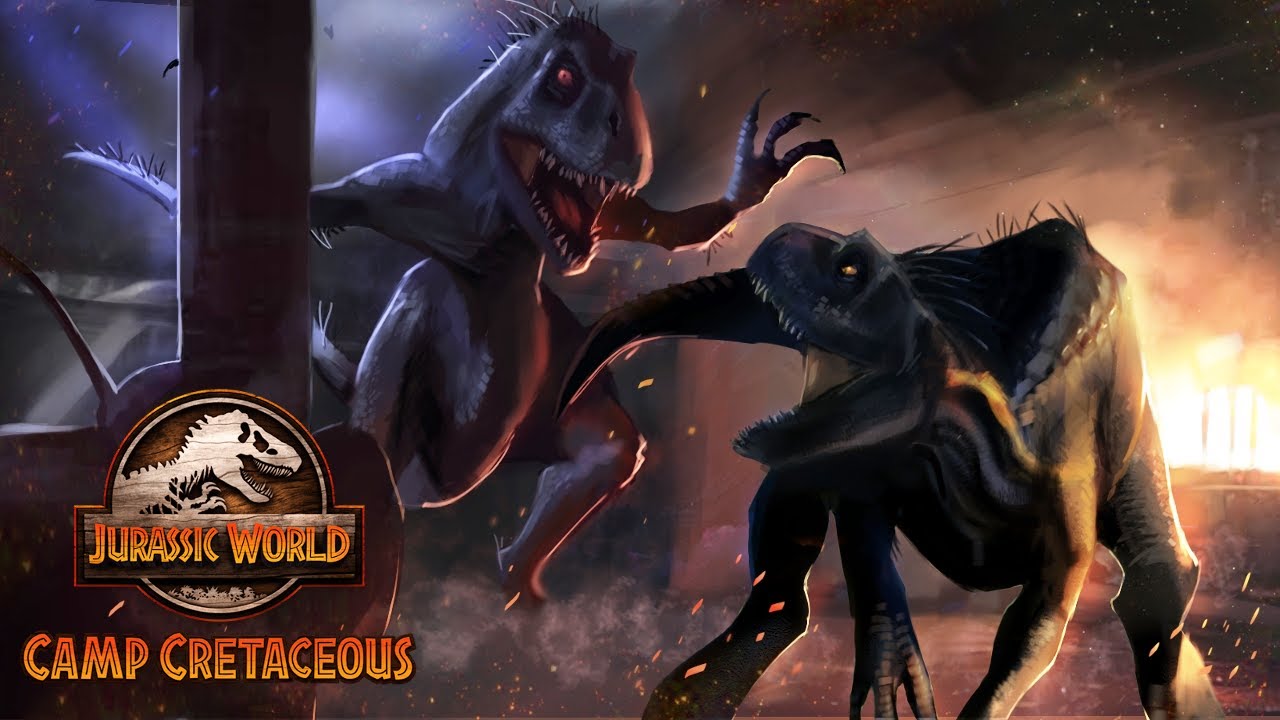 SCORPIOS REX vs INDORAPTOR! | Who Would Win? - Jurassic World Camp Cretaceous Battle Theory!
