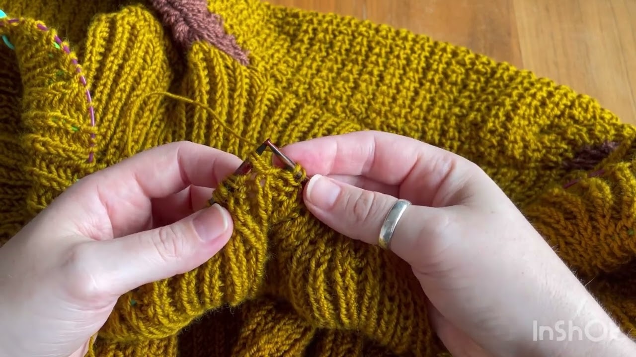 How to knit Wrap & Turn (W&T) Short Rows in Brioche Rib