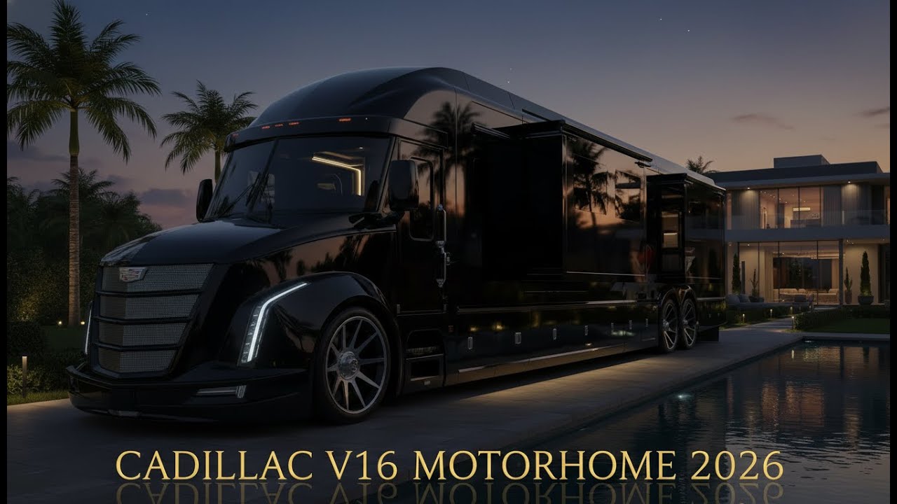 Inside the 2026 Cadillac V16 Motorhome 🏰🚐 | World’s Most Luxurious Rolling Palace