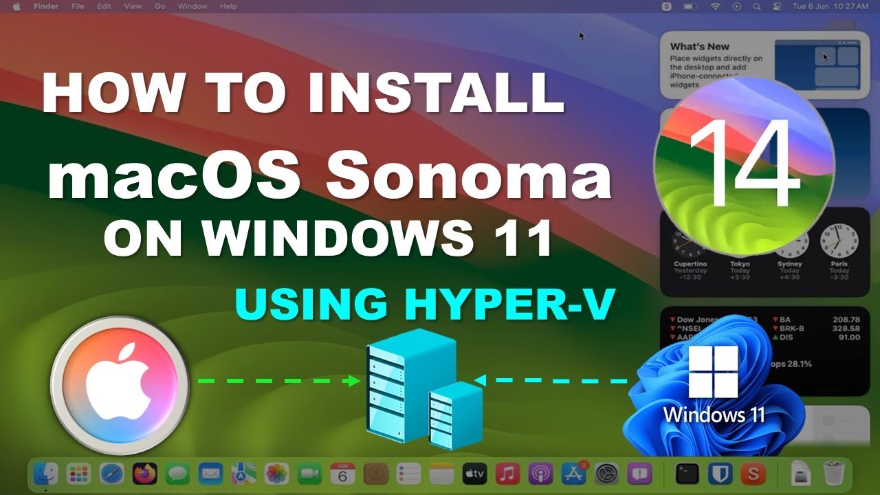 How to install macOS on windows 11 using Hyper-v