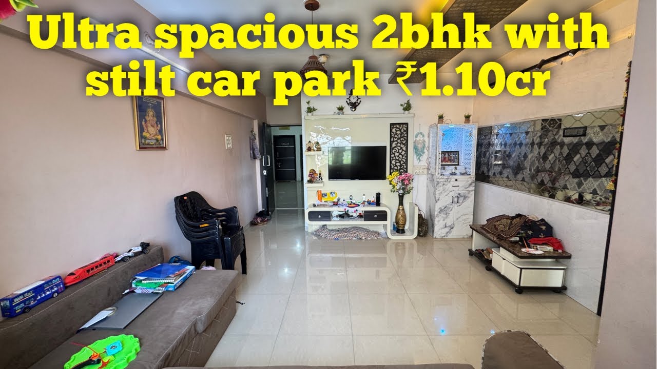 FURNISHED 2BHK WITH STILT CAR PARK@1.10CR IN MIRA ROAD #2bhk #miraroad