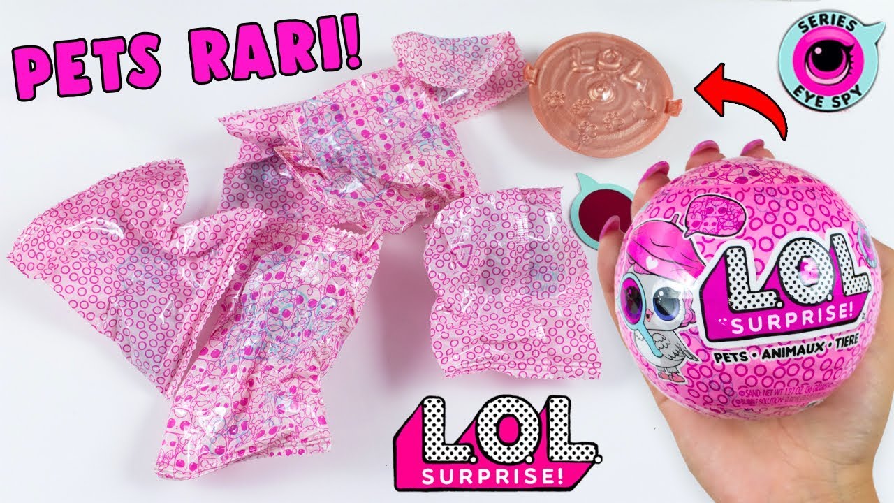 I MIE PRIMI LOL SURPRISE PETS RARI!! EYE SPY SERIE 4