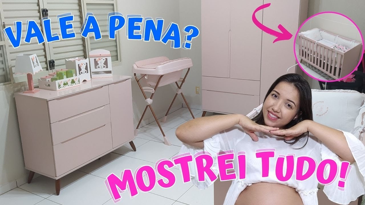 🔴 KIT móveis QUARTO BEBÊ - Guarda Roupa, Cômoda, Berço. Vale a pena? (Pontos POSITIVOS e NEGATIVOS)