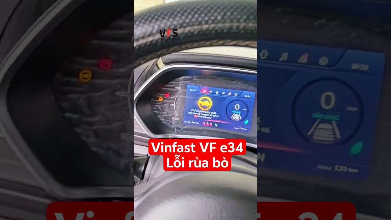 Vinfast VF e34 bị lỗi rùa bò