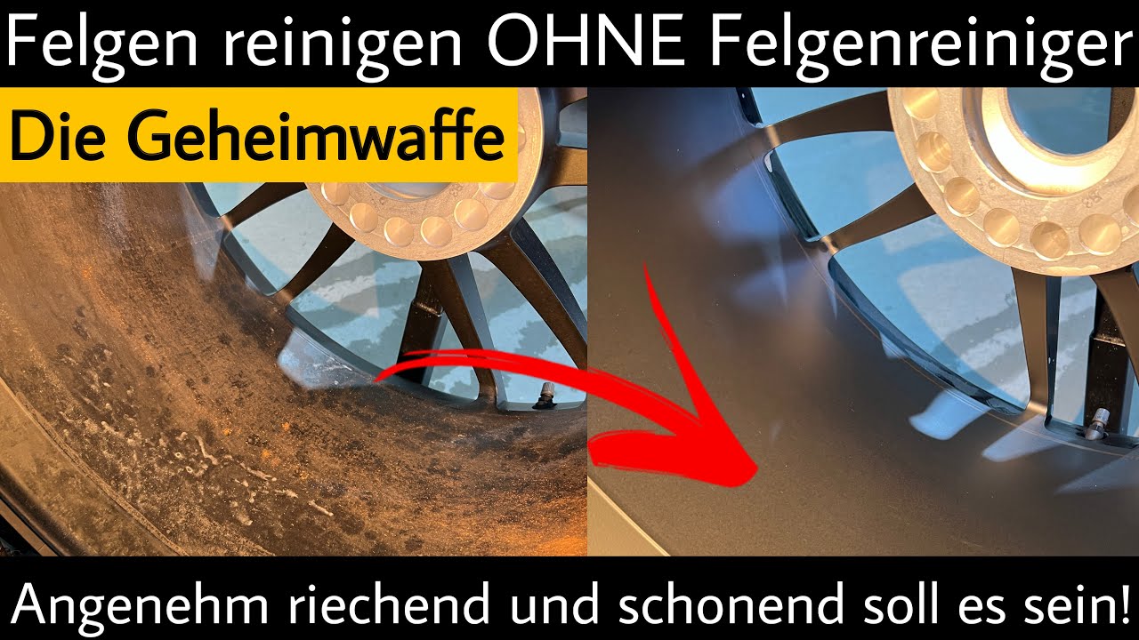Matte Felgen reinigen OHNE Felgenreiniger // GEHEIMWAFFE // PS Car Garage - Highend Car Detailing