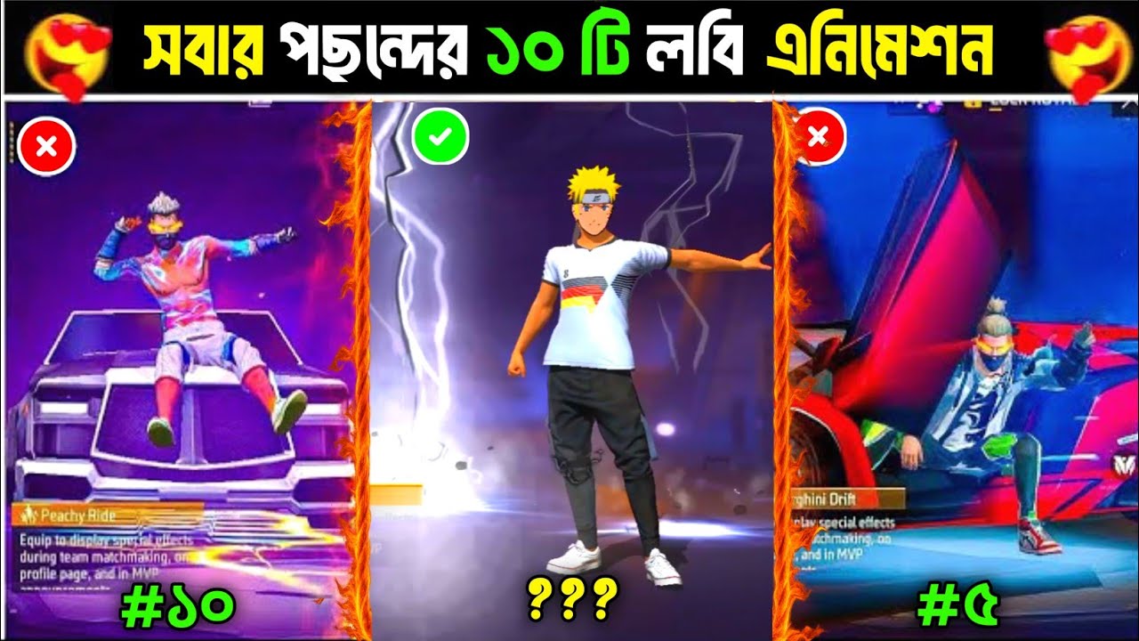 সবার পছন্দের সেরা ১০ টি লবি এনিমেশন !