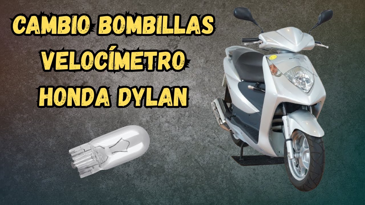 Cambio de bombilla de velocímetro - Honda Dylan