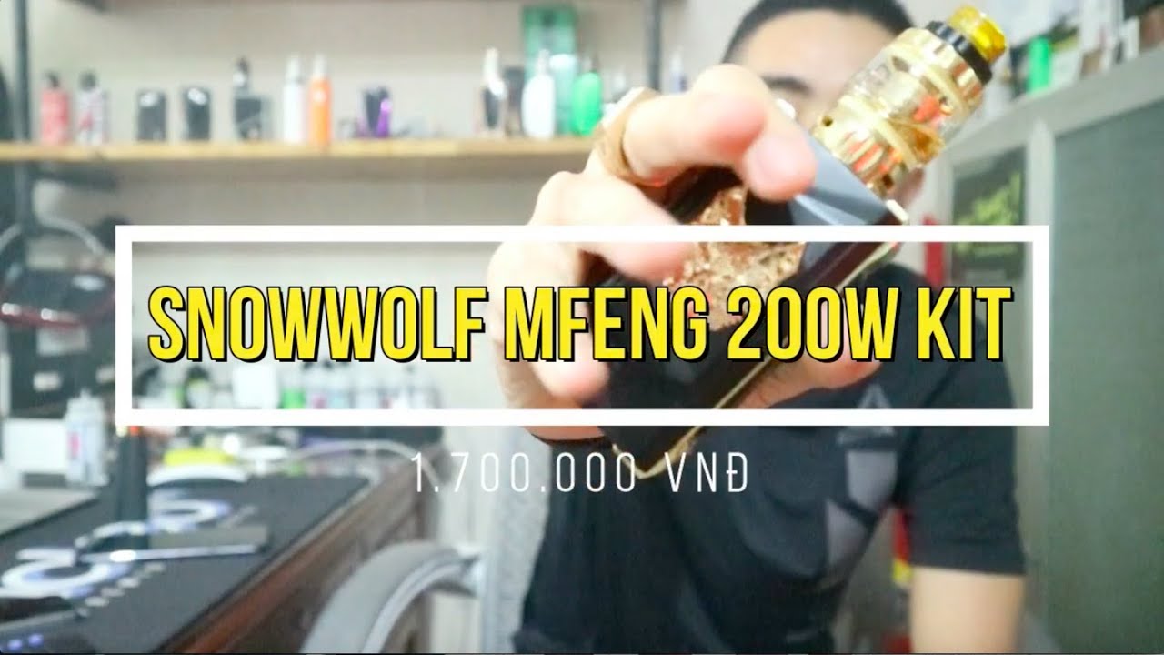 Snowwolf Mfeng 200w Kit - Vape Sang Trọng v&agrave; Cực Ngầu 2019 - Vapestore.vn Review